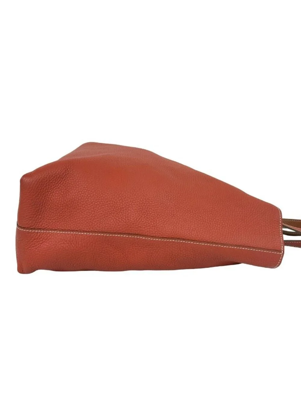 Hermes Double Sens 45 Taurillon Clemence Leather Tote Rose Jaipur Gold